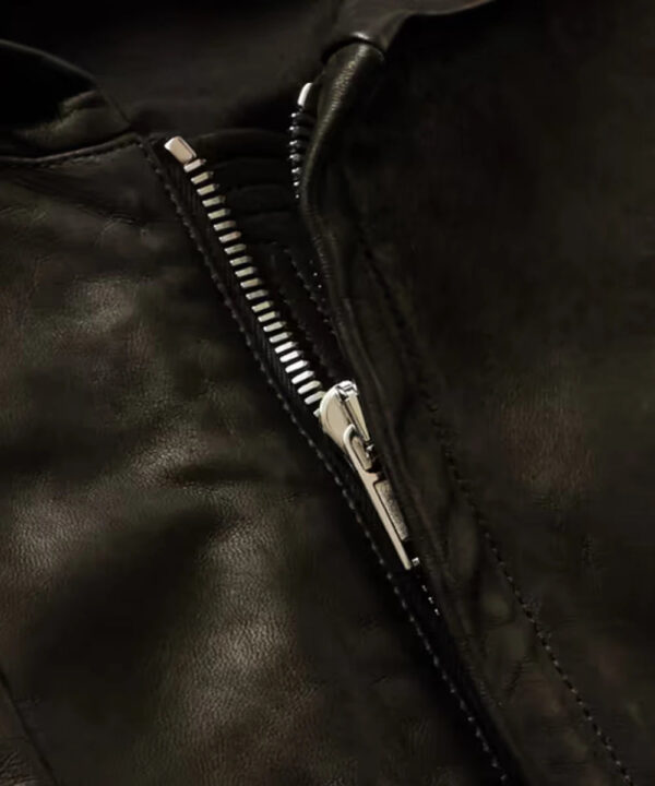 RICKOWENSLeatherHoodedBomberJacket