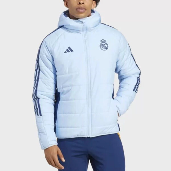 Real Madrid Adidas Training Jacket Mens - Image 4