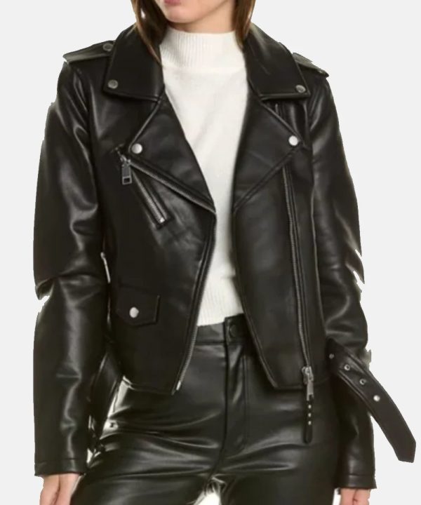 RebeccaMinkoffBlackLeatherJacket