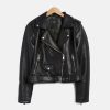 Rebecca Minkoff Faux Leather Motorcycle Jacket