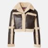 RickyChocolateLeatherCropShearlingJacket