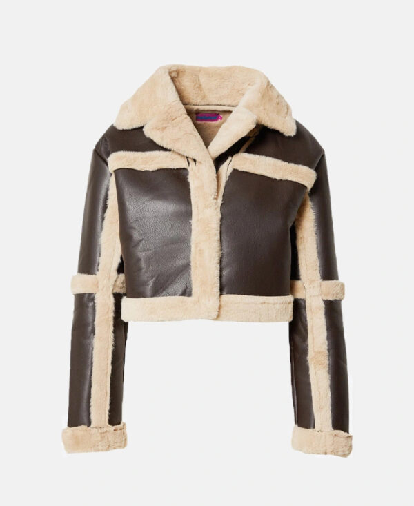 RickyChocolateLeatherCropShearlingJacket