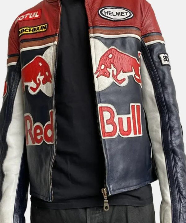 SaleRedBullRacingMotoLeatherJacket