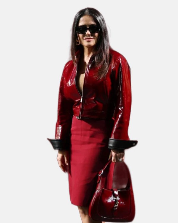 Salma Hayek Ancora Red Jacket