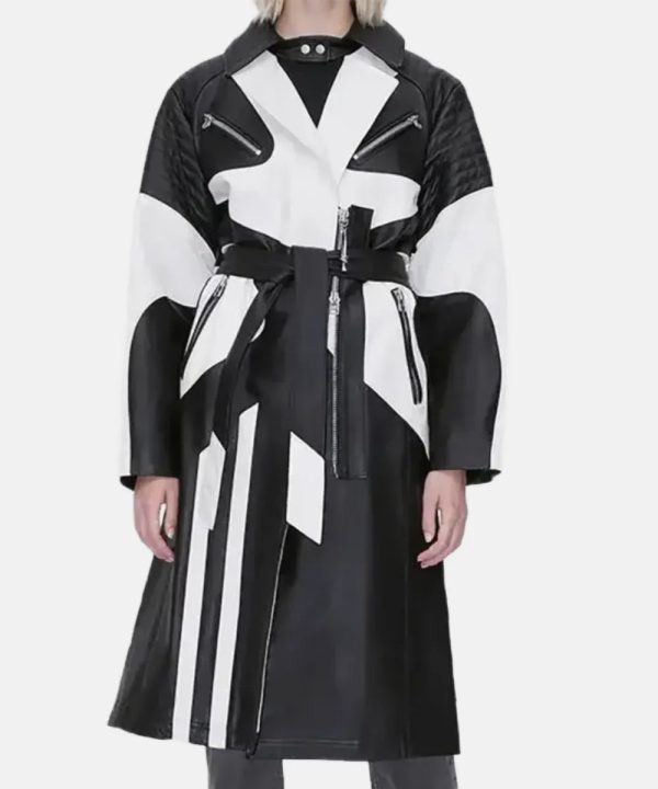 Beetlejuice Beetlejuice Catherine O’Hara (Delia Deetz) Leather Coat 2024