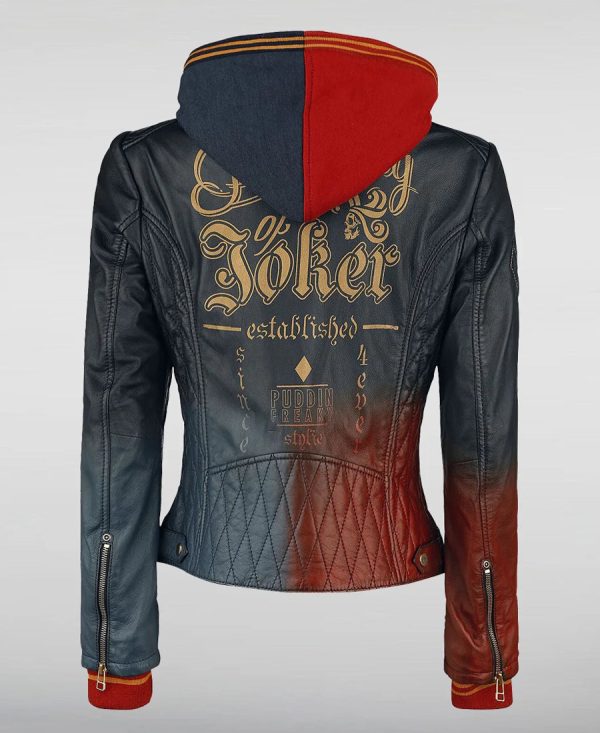 ShopDaddysLilMonsterHarleyQuinnLeatherJacketForWomenOnSale