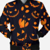 ShopScaryPumpkinsHalloweenPrintPatternBomberJacket