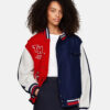 ShopTommyxMercedesF1xCRBackLogoVarsityBomberJacket