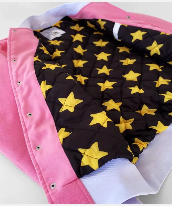 StevenUniversePinkBaseballVarsityJacket