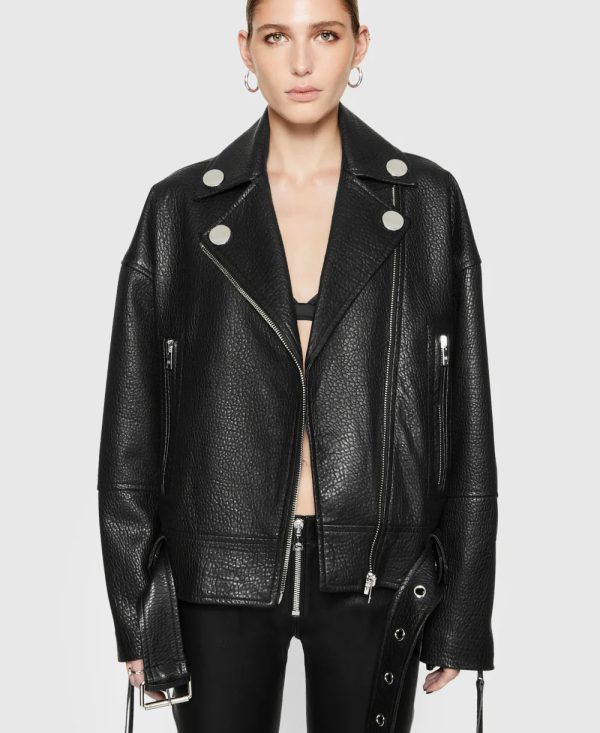 StevieOversizedLeatherMotoJacket