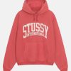 StussyInternationalHoodiePink