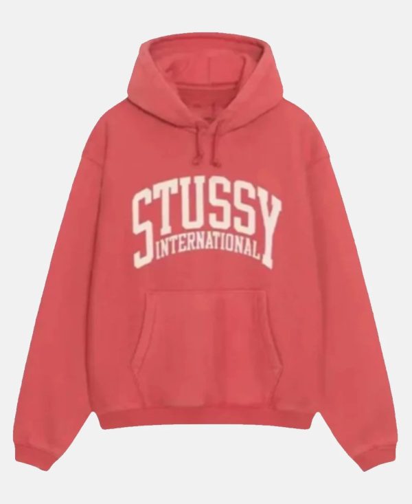 StussyInternationalHoodiePink