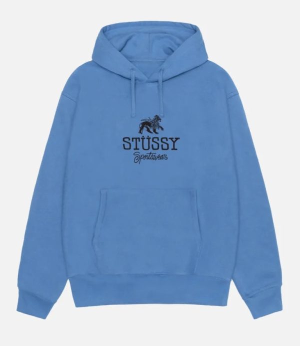 StussySportswearBlueHoodie