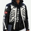 SupremeVansonSkeletonBonesBlackLeatherBikerJacket