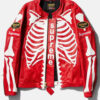 Supreme Vanson Leather Bones Red Jacket