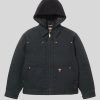 SupremexDickiesWorkHoodedJacketBlack