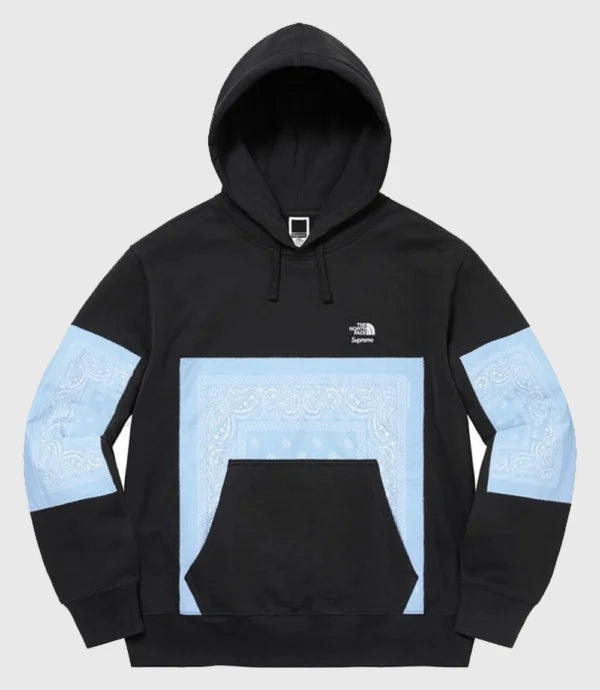 SupremexTheNorthFaceBandana-PrintHoodieJacket