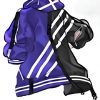 Tekken 8 Reina Leather Hooded Jacket