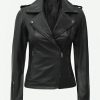 TheBoysS04KimikoMiyashiroKarenFukuharaBlackLeatherMotorcycleJacket