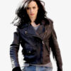 TheDefendersKrystenRitterJessicaJonesBikerLeatherJacket