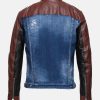 TheKellyClarksonShowBenPlattBrown_amp_BlueDenimTruckerJacket