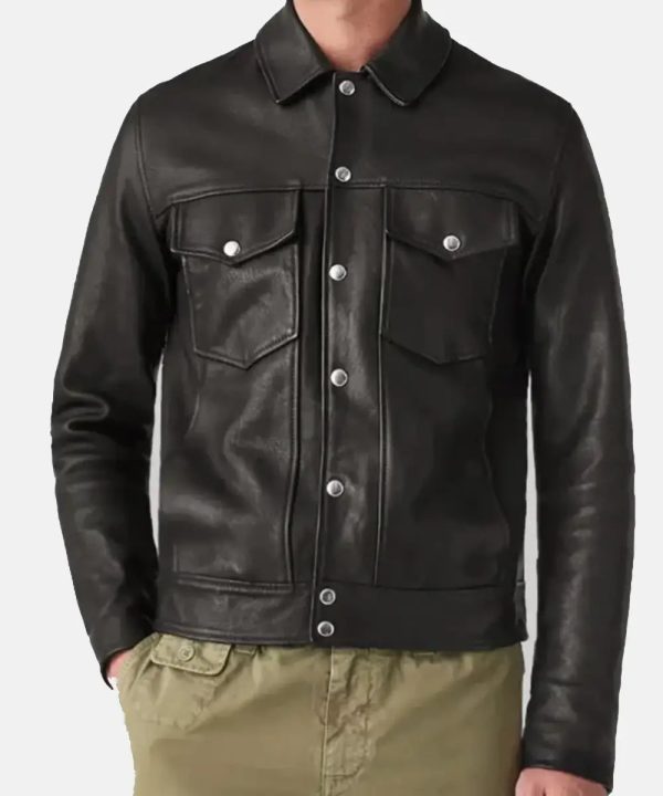 The Ministry of Ungentlemanly Warfare Freddy Alvarez Black Leather Jacket