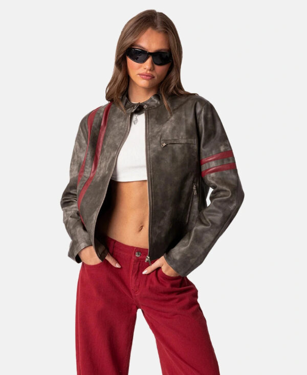 Thunde rWashed Leather Jacket