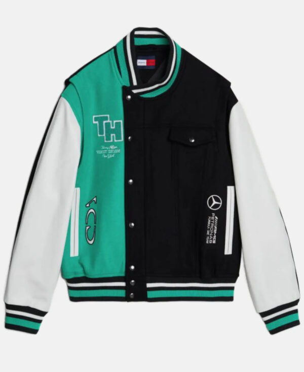TommyxMercedesF1xCRVarsityJacket