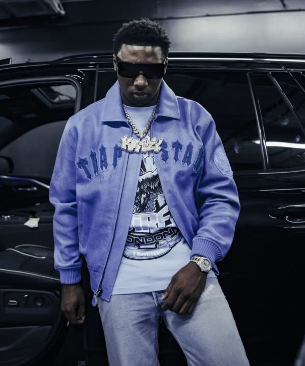 Trapstar And Avirex New Collaboration Purple Bomber Jacket
