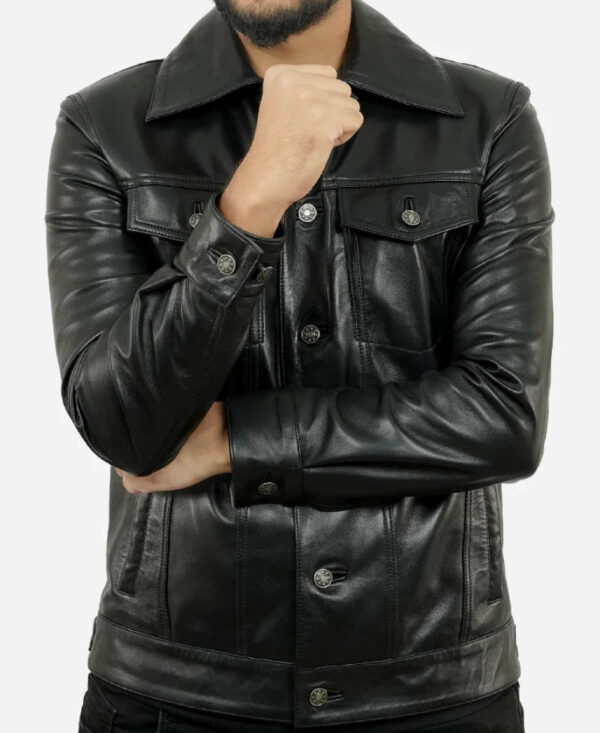 TruckerLeatherJacket