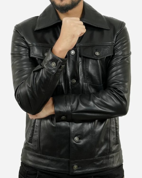 TruckerLeatherJacket