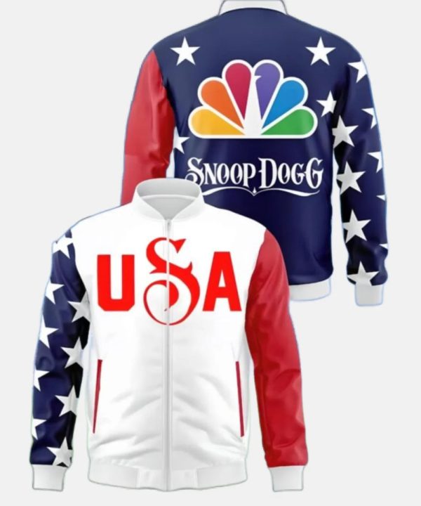 U.S. Olympic 2024 Team USA Snoop Dogg Leather Jacket
