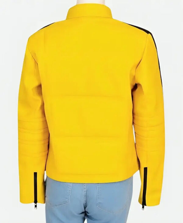 UmaThurmanKillBillLeatherBikerJacket