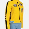 UmaThurmanKillBillTheBrideAkaBeatrixKiddoYellowLeatherMotorcycleJacket
