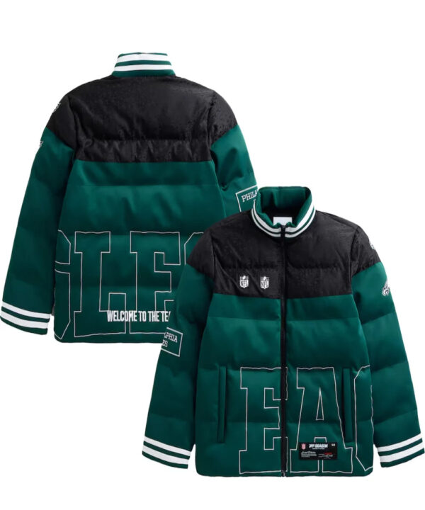 UnisexMidnightGreenPhiladelphiaEaglesOffSeasonxNFLTeamPufferJacketsale