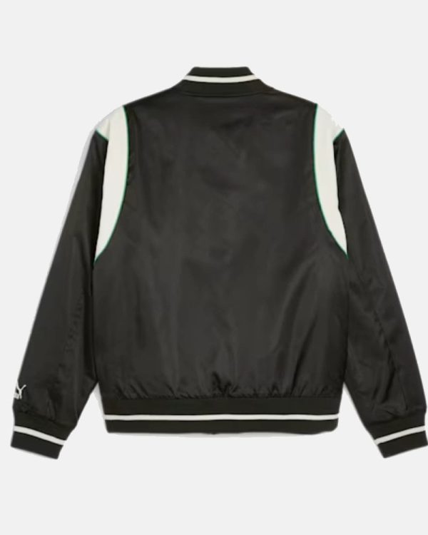 Unisex PUMA Team Varsity Satin Jacket