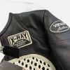 Vanson Lakers (Aime Leon Career 40k) Lebron James Black Leather Biker Jacket