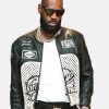 VansonRaffiaLakers_AimeLeonCareer40k_LebronJamesBlackLeatherBikerJacket