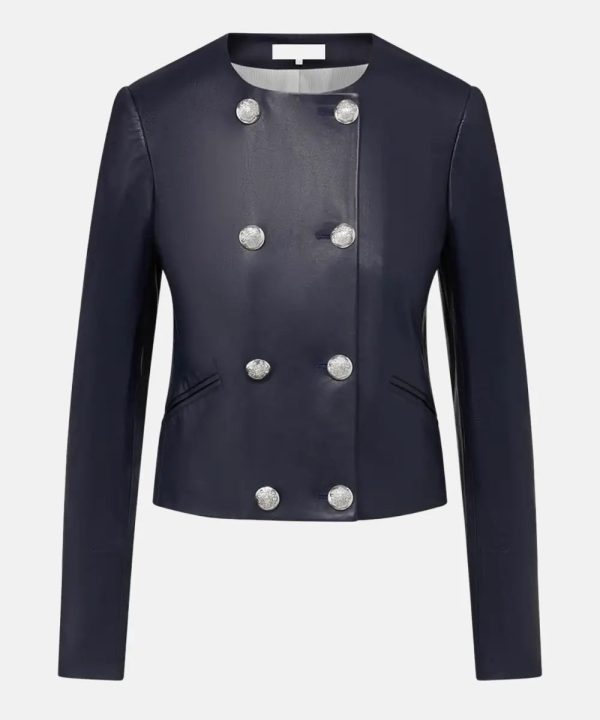 VeronicaBeardWinslowLeatherJacketblack