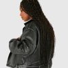 Vintage Wash Pu Biker Jacket