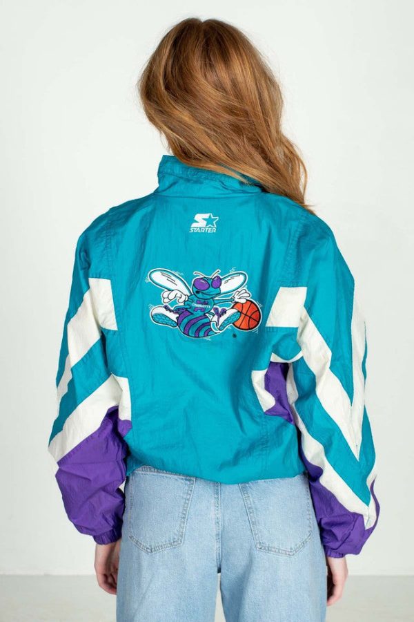 Vintage NBA Charlotte Hornets Starter Anorak Jacket (1990s) 19802