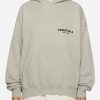 WomenFearOfGodEssentialsGreyHoodie