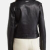 WomenRebeccaMinkoffBlackLeatherMotorcycleJacket
