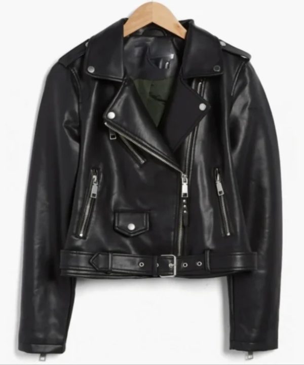 Analyzing image     WomenRebeccaMinkoffFauxLeatherMotorcycleJacket