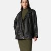 Women_Brielle_Black_Oversized Leather Motorcycle Jacket