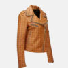 Women_sMCMAllOverLogoBrownLeatherBikerJacket