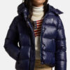 WomensRalphLaurenDownBluePufferHoodedJacket