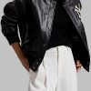 YankeesPoloRalphLaurenLeatherJacketBLACK