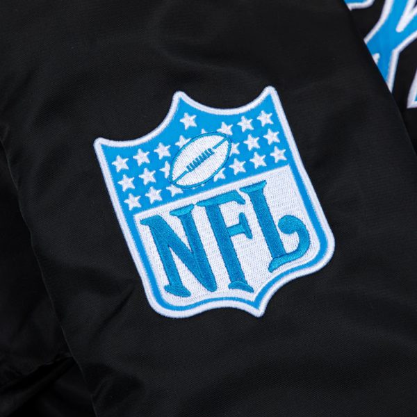 Carolina Panthers GOLF WANG Satin Full-Snap Jacket