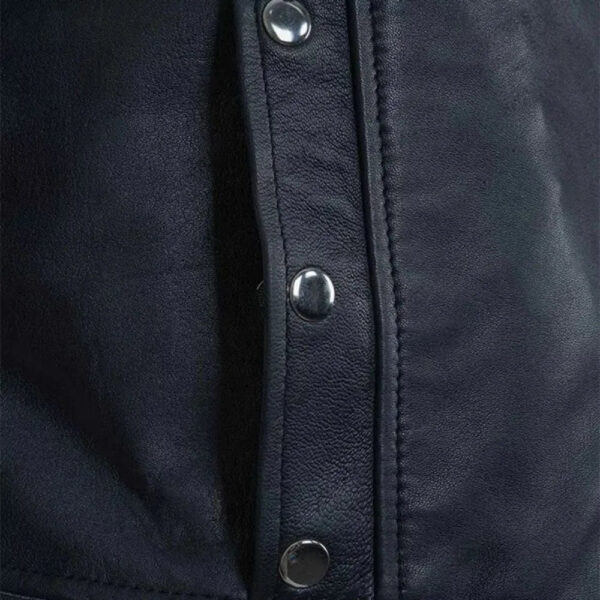 rollins black leather jacket